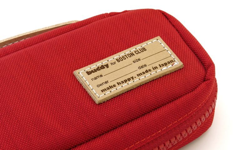 buddy for BOSTON CLUB メガネケース AC-16SS Red