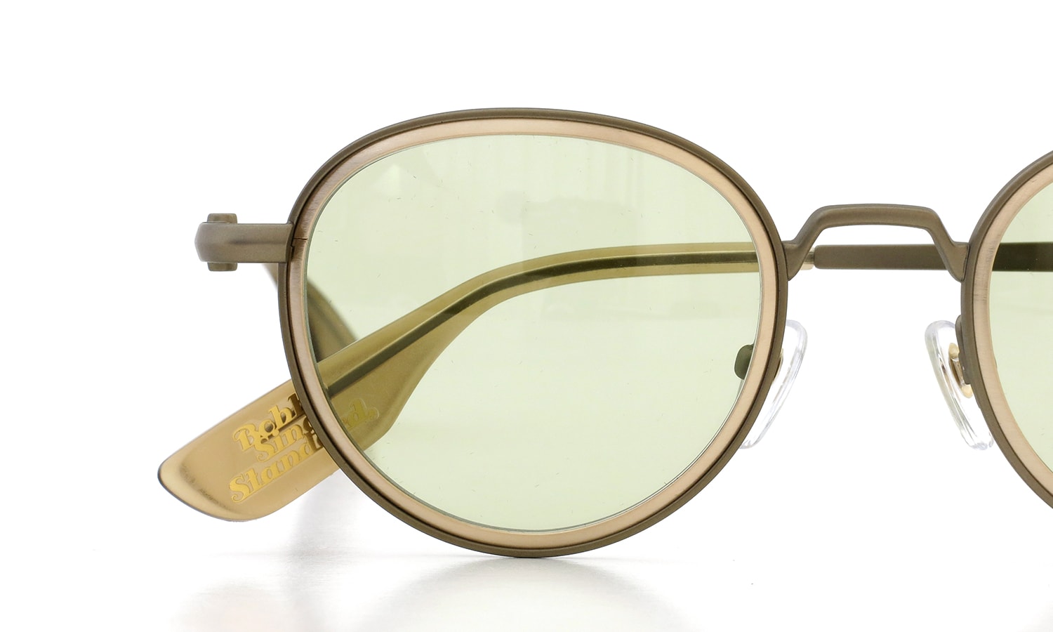 Bobby Sings Standard, サングラス BRX-13 col.04 Matte Brown/Brush Gold