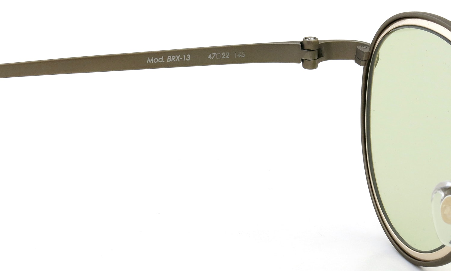 Bobby Sings Standard, サングラス BRX-13 col.04 Matte Brown/Brush Gold