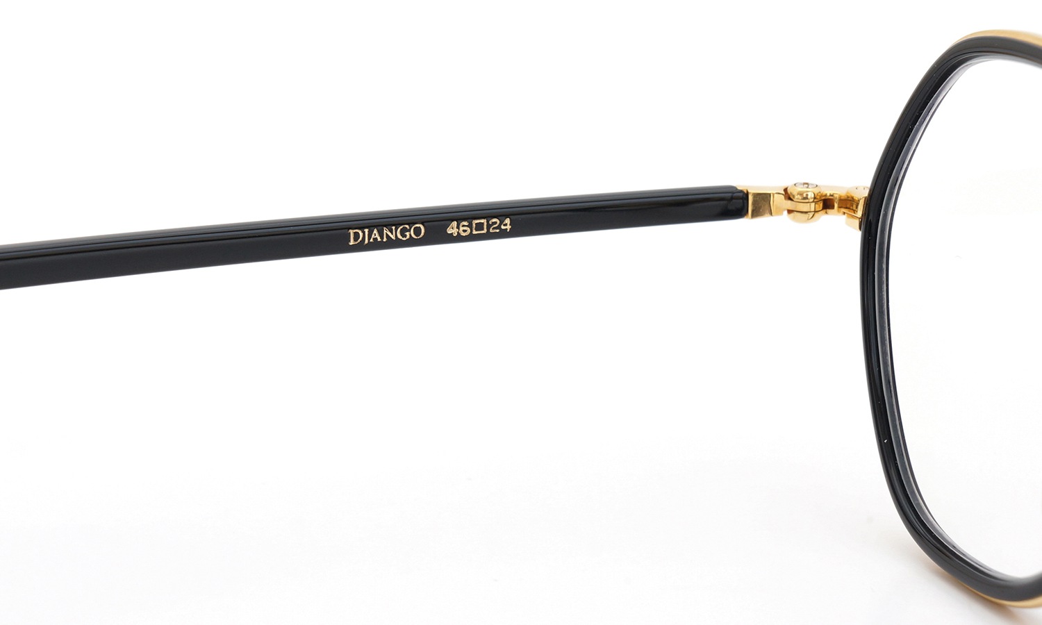 ayame 最新 伊達メガネ DJANGO BK