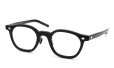 10eyevan 2026AW新作 セルロイドメガネ no.2 III FR (47) c.1002S Black/Silver