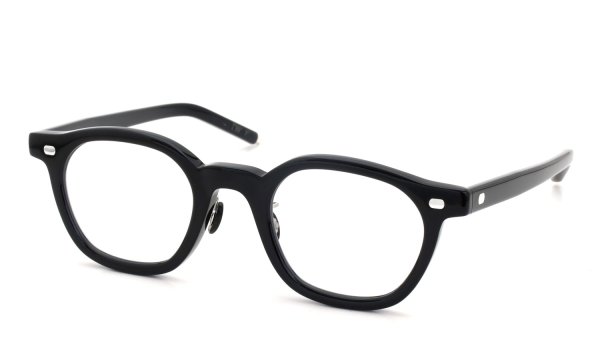 10eyevan 2026AW新作 セルロイドメガネ no.2 III FR (47) c.1002S Black/Silver