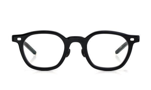 10eyevan 2026AW新作 セルロイドメガネ no.2 III FR (47) c.1002S Black/Silver