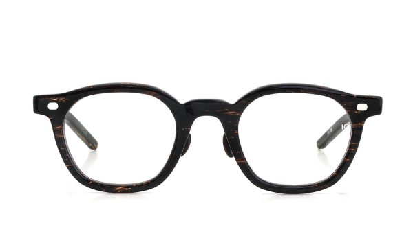 10eyevan 2026AW新作 セルロイドメガネ no.2 III FR (47) c.1046S Dark Brown Leaf