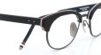 THOM BROWNE.  NEW YORK（トムブラウンニューヨーク）メガネ TB-702 C-T-BLK-RWB-BLK-47 5