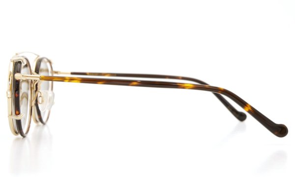 MOSCOT（モスコット） ZEV Col.Tortoise/Gold メガネフレーム+クリップオンサングラス セット