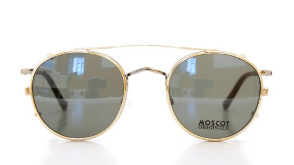 MOSCOT（モスコット） ZEV Col.Black/Gunmetal メガネフレーム+クリップオンサングラス セット