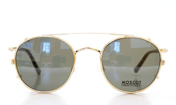 MOSCOT（モスコット） ZEV Col.Tortoise/Gold メガネフレーム+クリップオンサングラス セット