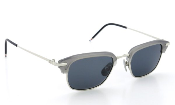 THOM BROWNE.  NEW YORK（トムブラウンニューヨーク）サングラス TB-707-B-T GRY-SLV-50size ダークグレーレンズ 1