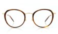 megane and me (メガネアンドミー) メガネ ME006 FELIX DB1 demi/gold/vintage-violet-marble 2