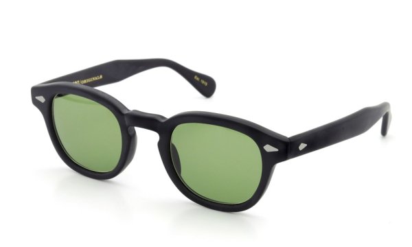 MOSCOT ORIGINALS (モスコット) サングラスカスタム LEMTOSH レムトッシュ Col.MATTE BLACK 46size Green-Lense