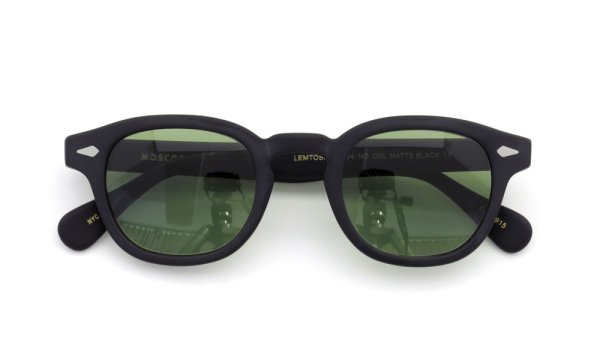 MOSCOT ORIGINALS (モスコット) サングラスカスタム LEMTOSH レムトッシュ Col.MATTE BLACK 44size Green-Lense { Sunglass by ponmegane } 4