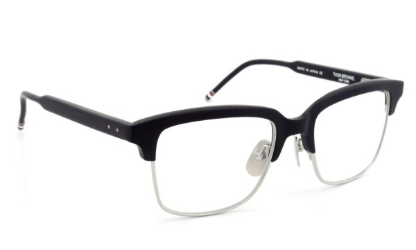 THOM BROWNE.  NEWYORK（トムブラウンニューヨーク) 2014 F/W メガネ TB-709-A BLK-SLV 54size 1