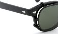 MOSCOT ORIGINALS（モスコット オリジナルス）クリップオン セットLEMTOSH Col.BLACK 46size + 純正ブラック/グリーンレンズ クリップオン 5