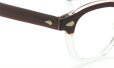 TART Optical vintage ARNEL REDWOOD CB-CLEAR 46-20