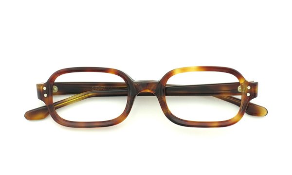 SRO STYL-RITE OPTICS vintage SQUARE DEMI-BROWN 48-22