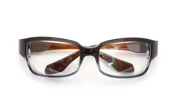 FACTORY900 ×PonMegane 10周年記念オリジナル メガネ F-002 Col.Brown-Clear-Grey 4