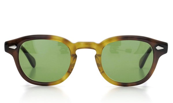 MOSCOT サングラスカスタム LEMTOSH レムトッシュ Col.TOBACCO 44size /グリーンレンズ