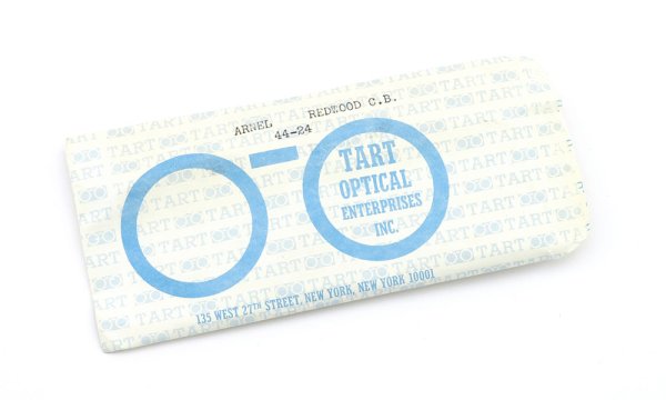TART Optical vintage ARNEL REDWOOD CB-CLEAR 44-22 no.5
