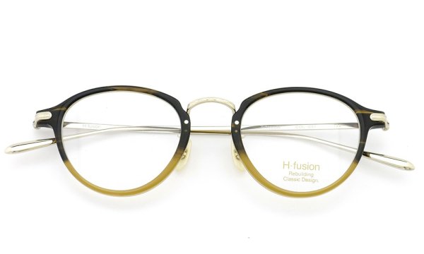 H-fusion HF-122  Col.G01 (brown sasaII／gold)
