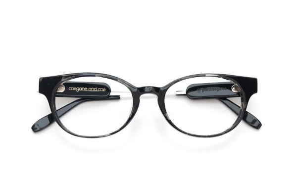 megane and me × ポンメガネ 限定生産オリジナルメガネ meganeandme for ponmagane col.black-demi