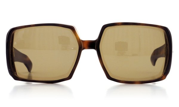 推定1950年代 THREE DOTS BIG SQUARE FRAME 63-17 DEMI