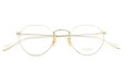 OLIVER PEOPLES メガネ Gallaway ギャラウェイ TITANIUM Gold