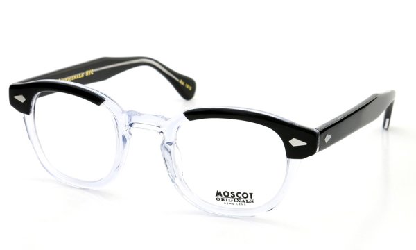 MOSCOT モスコット 定番メガネ LEMTOSH レムトッシュ通販 BLACK CRYSTAL 46size (正規取扱店：ポンメガネ大宮