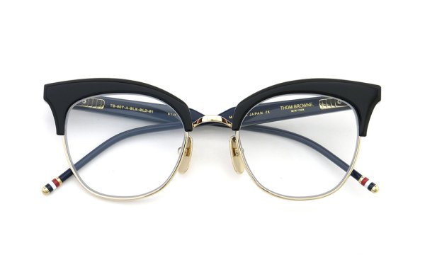 THOM BROWNE. メガネ TB-507-A BLK-RWB-GLD 51size