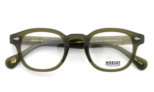 TODD SNYDER×MOSCOT メガネ　LEMTOSH レムトッシュ Col.CAMOUFLAGE 46size