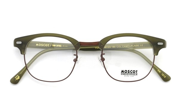 TODD SNYDER×MOSCOT メガネ YUKEL Col.CAMOUFLAGE 48size