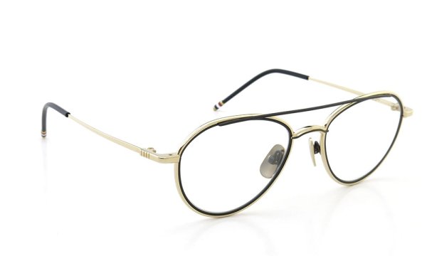 THOM BROWNE. TB-109-A GLD-BLK 53size