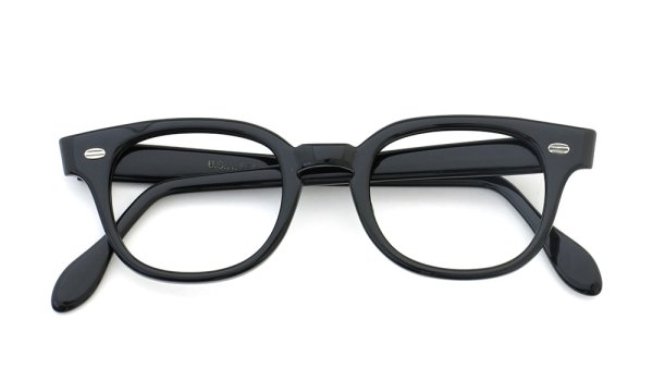 SRO STYL-RITE OPTICS vintage SAXON BLACK 46-22 (n2)