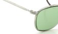 American Optical vintage AVIATOR WELLINTON with IRIGINAL GREEN GLASS LENS 46-22