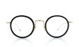 THOM BROWNE. TB-906 46 01 BLK/GLD