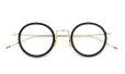 THOM BROWNE. TB-906 46 01 BLK/GLD