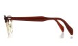 American Optical vintage MALCOLM-X type:1 MAROON/Gold 46-22
