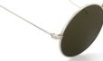 American Optical 推定1910s UPPER BRIDGE ROUND ORIGINAL-FLAT-DARK-GREEN-GLASS-LENS