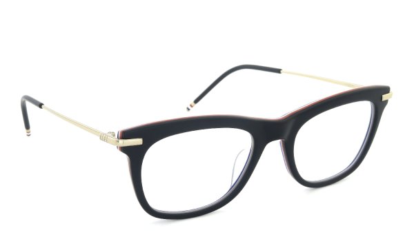 THOM BROWNE TB-712-A BLk-12kGLD