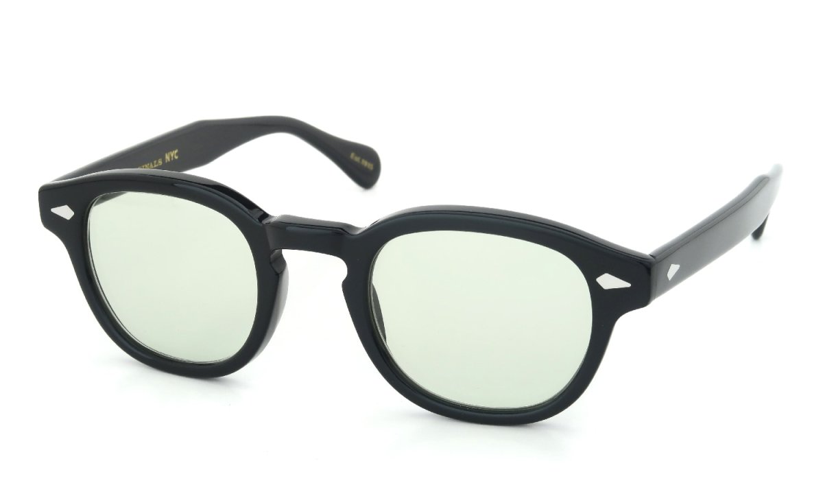 ライトグリーンレンズ MOSCOT LEMTOSH 46 BLACK