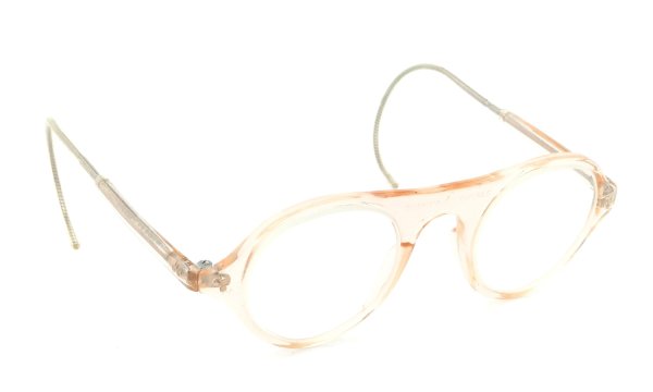 American Optical vintage SAFTY-GOGGLE P3 CRYSTAL-PINK-BEIGE 44-24