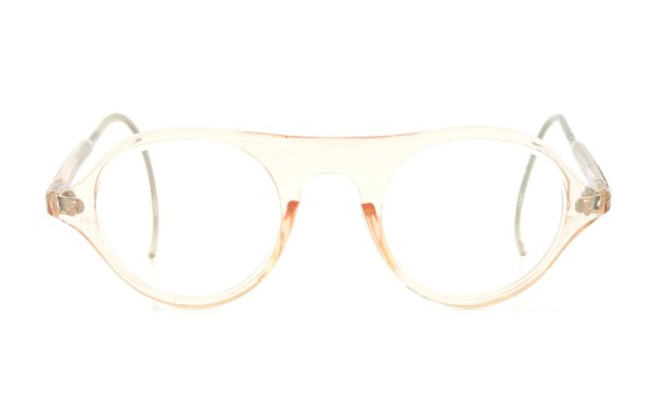 American Optical vintage SAFTY-GOGGLE P3 CRYSTAL-PINK-BEIGE 44-24