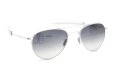 American Optical vintage 1950s Mid-Century-Modern-Pilot White-Gold 1/10 12KGF Grey-Gradation-Lens 12kPads