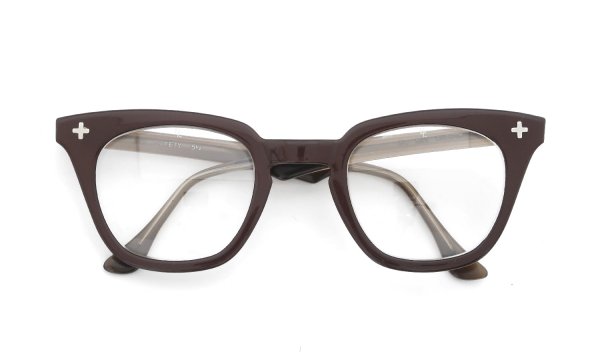 Bausch&Lomb vintage SAFETY BROWN クロス鋲 48-22
