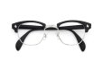 American Optical Vintage 1960s Brow Combination AO鋲 Black/Silver 48-24