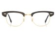 US Optical 1960s BROW Brown-Sasa/Yellow-Gold 44-20