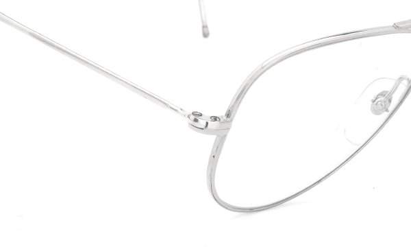 Unknown Vintage Frame Aviator 001 Silver 48-12