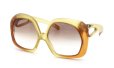 Vintage Christian Dior 1970s 2005 Optyl Matte-Yellow-Amber