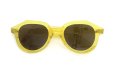 FRANCE Vintage 1940s-1950s PAPILLON CRYSTAL-YELLOW BROWN-LENS 49-23