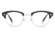 American Optical Vintage 1960s Brow Combination AO鋲 Brown/Silver 48-24